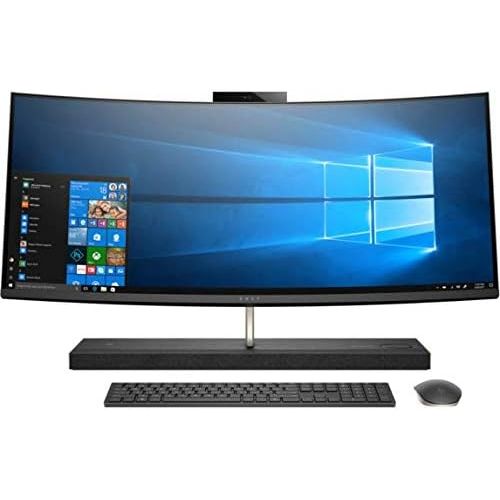 에이치피 HP Envy 34 Curved Desktop 500GB SSD (Intel Core i7-8700T Processor Turbo Boost to 4.00GHz, 16 GB RAM, 500 GB SSD, 34 WQHD LED(3440x1440),Win 10) PC Computer All-in-One