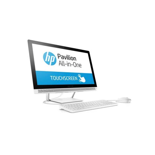 에이치피 2019 Flagship HP Pavilion 23.8 FHD IPS Touchscreen All-in-One Desktop Intel Six-Core i5-8400T up to 3.3GHz 12GB DDR4 128GB SSD DVD Bluetooth 4.2 802.11ac USB 3.1 Type-C K