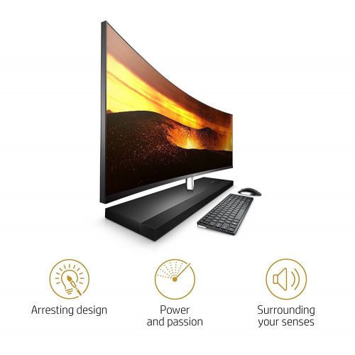 에이치피 Latest HP ENVY 34 CURVED Desktop 1TB SSD 2TB HD 32GB RAM (Intel Core i7-7700T processor TURBO to 3.80GHz,32 GB RAM, 1 TB SSD 2TB HD,34 WQHD LED(3440x1440),Win 10) PC Computer All-i