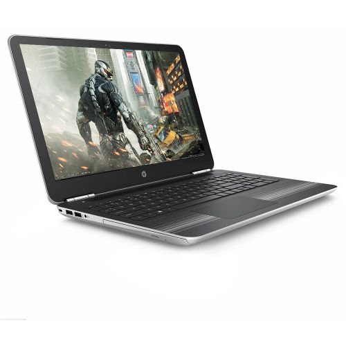 에이치피 HP Gaming Laptop PC 15.6 HD Touchscreen Intel i7-6500U Processor 12GB RAM 1TB HDD NVIDIA GeForce 940MX Graphics Backlit-Keyboard DVD-RW HDMI Blutooth Webcam Windows 10-Silver