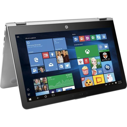 에이치피 HP-Envy-X360-15.6-inch HP Envy X360 2-in-1 Convertible 15.6 FHD IPS Touchscreen Laptop (2017), Intel Core i7-7500U, 16GB DDR4, 1TB HDD, Backlit Keyboard, HDMI, Bluetooth, WiFi, B&O Audio, Windows 10, Sil