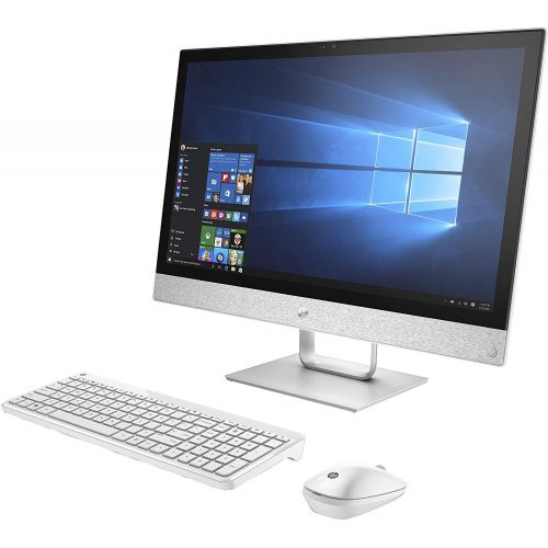 에이치피 HP Pavilion 24 Desktop 1TB SSD Win 10 PRO (Intel Core i5-8400T Processor with Turbo Boost to 3.30GHz, 16 GB RAM, 1 TB SSD, 24 Touchscreen FullHD, Win 10 PRO) PC Computer All-in-One