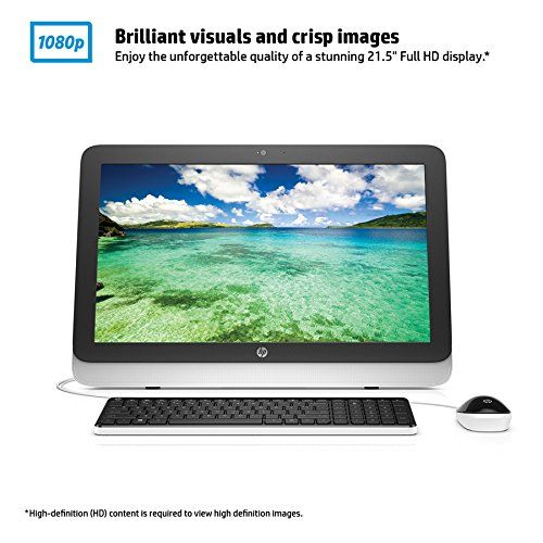 에이치피 HP 22-3110 21.5-Inch All-in-One Desktop (AMD E1, 4 GB RAM, 1 TB HDD)