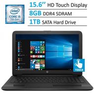 HP 15.6’’ HD Touchscreen TruBrite Display Laptop PC, Intel Dual Core i5-7200U 2.5GHz Processor, 8GB DDR4 SDRAM, 1TB HDD, HDMI, HD Graphics 620, DTS Studio Sound, DVD Burner, Window