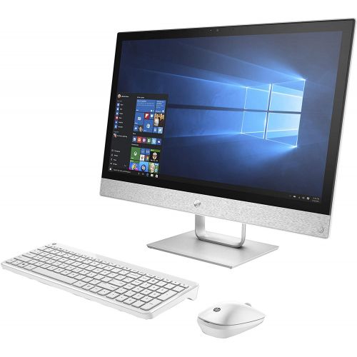 에이치피 HP Pavilion 24 Desktop 500 GB SSD Win 10 PRO (Intel Core i7-8700K Processor 3.70GHz Turbo to 4.70GHz, 16 GB RAM, 500 GB SSD, 24 Touchscreen FullHD, Win 10 PRO) PC Computer All-in-O