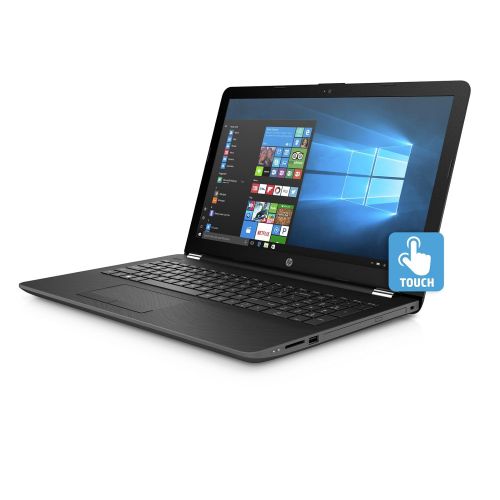 에이치피 HP 15.6 HD BrightView WLED-backlit Touchscreen Laptop, AMD A12-9720 Quad-Core Processor, 8GB Memory, 1TB HDD, DVD, AMD Radeon R7, Wireless Mouse and Backpack, Windows 10, Black