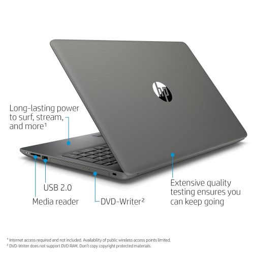에이치피 HP 15-inch Laptop, Intel Core i5-8250U Processor, 8 GB RAM, 1 TB Hard Drive, Windows 10 Home (15-da0030nr, Gray)