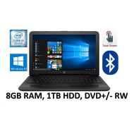 HP Flagship 15.6 inch HD Touchscreen Black Laptop PC, Intel Core i3-7100U 2.40 GHz Dual-Core, 8GB DDR4, 1TB HDD, DVD, Bluetooth, WIFI, Webcam, Windows 10