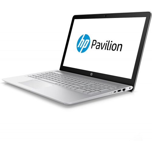 에이치피 HP Pavilion 15-CD001DS 15.6 HD Touchscreen Notebook, AMD A6-9220 Dual-Core 2.5GHz, 4GB DDR4, 1TB SATA HDD, 802.11ac, Backlit Keyboard, Bluetooth, Win10Home - Silver