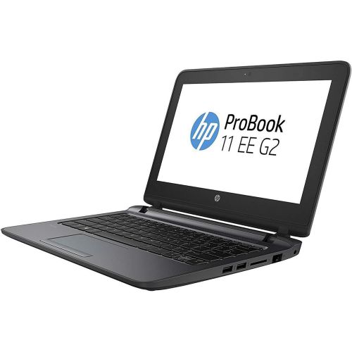 에이치피 HP ProBook 11-G2 11.6 HD Touch-Screen Business Laptop, Intel Pentium 4405U (2.1GHz), 8GB Memory, 128GB SSD Storage, Intel HD Graphics 510, Windows 10 Pro - Gray