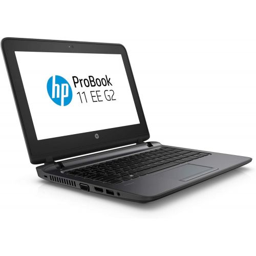 에이치피 HP ProBook 11-G2 11.6 HD Touch-Screen Business Laptop, Intel Pentium 4405U (2.1GHz), 8GB Memory, 128GB SSD Storage, Intel HD Graphics 510, Windows 10 Pro - Gray