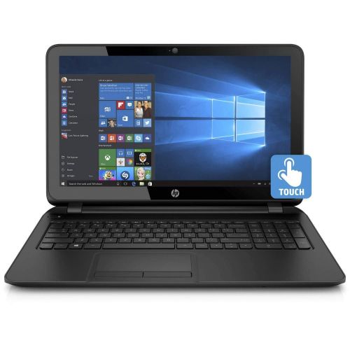 에이치피 New HP High Performance 15.6-Inch HD WLED-backlit Touchscreen Laptop PC, AMD Quad-Core A8-7410 APU 2.2GHz 4GB RAM 500GB HDD WIFI HDMI Radeon R5 Graphics Windows 10 Black