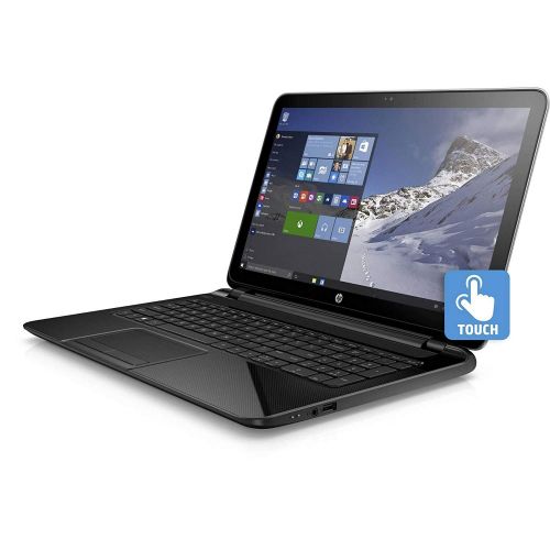 에이치피 New HP High Performance 15.6-Inch HD WLED-backlit Touchscreen Laptop PC, AMD Quad-Core A8-7410 APU 2.2GHz 4GB RAM 500GB HDD WIFI HDMI Radeon R5 Graphics Windows 10 Black