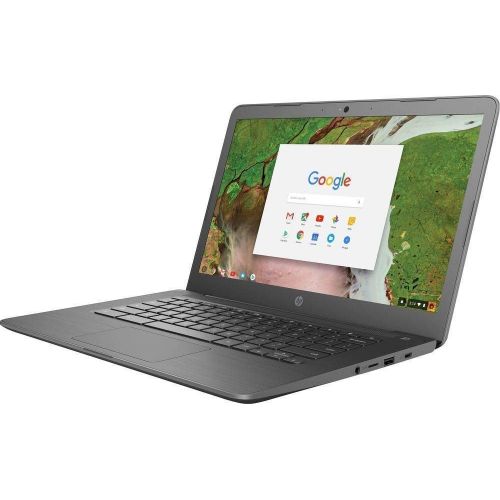 에이치피 HP 14 Touchscreen Chromebook(1366 x 768),Intel Celeron N3350, 4GB 1.1GHZ LPDDR3 RAM,32GB eMMC Flash Memory Updated 128G Micro SD,Intel HD Graphics 500,Stereo Speakers,10.75 Hours B