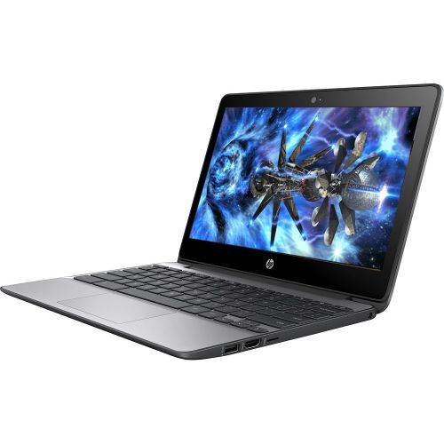 에이치피 2017 Newest Premium Business Flagship HP 11.6-inch Touchscreen Chromebook Intel Celeron Dual-Core Processor 4GB RAM 16GB eMMC Hard Drive 802.11AC WIFI HDMI Webcam Bluetooth 12-hour