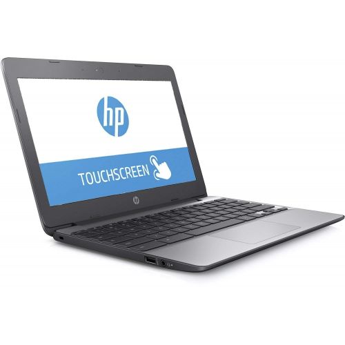 에이치피 2019 Flagship HP 11.6 HD IPS WLED Touchscreen Chromebook - Intel Celeron N3060 up to 2.48GHz 4GB RAM 16GB eMMC 802.11ac HDMI Bluetooth USB 3.1 HD Webcam Chrome OS (Certified Refurb