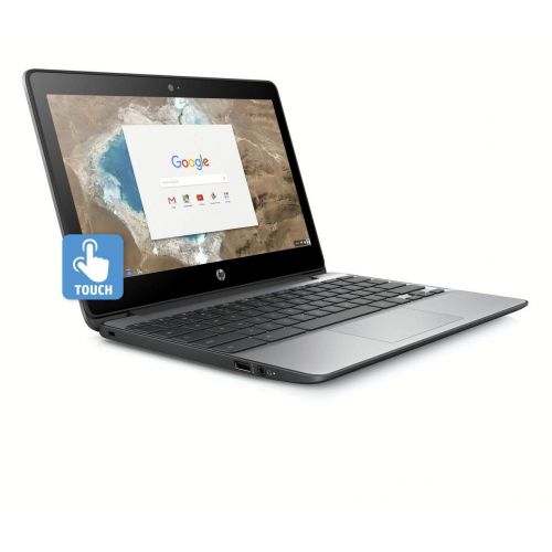 에이치피 2019 Flagship HP 11.6 HD IPS WLED Touchscreen Chromebook - Intel Celeron N3060 up to 2.48GHz 4GB RAM 16GB eMMC 802.11ac HDMI Bluetooth USB 3.1 HD Webcam Chrome OS (Certified Refurb