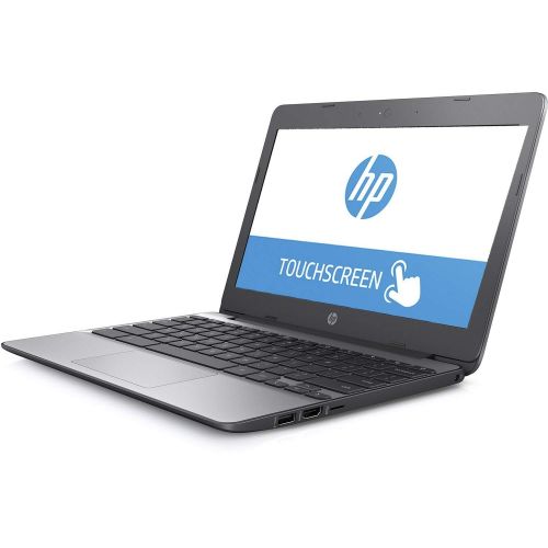 에이치피 2019 Flagship HP 11.6 HD IPS WLED Touchscreen Chromebook - Intel Celeron N3060 up to 2.48GHz 4GB RAM 16GB eMMC 802.11ac HDMI Bluetooth USB 3.1 HD Webcam Chrome OS (Certified Refurb