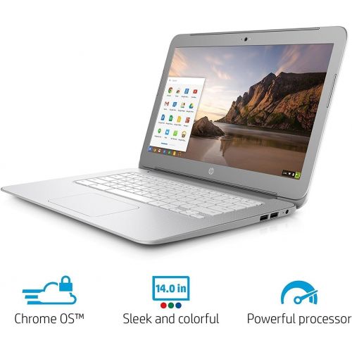 에이치피 HP Premium High Performance 14 inch Chromebook Full HD (1920 x1080) IPS display,Chrome OS, Intel Celeron Quad-Core Processor,4GB RAM,16GB eMMC HDD,802.11AC WIFI HDMI Webcam Bluetoo