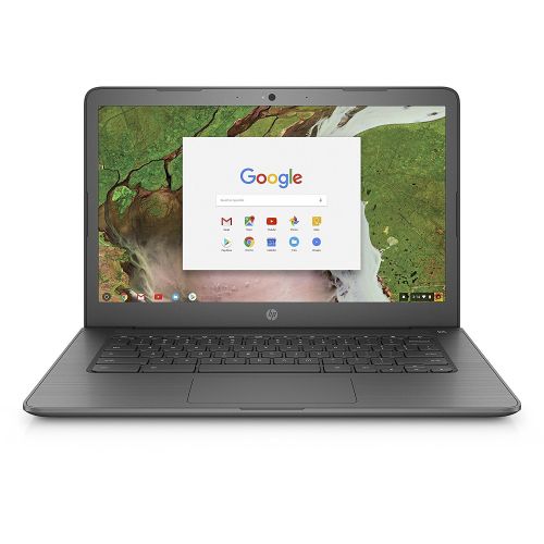 에이치피 HP Chromebook Laptop PC - Intel Celeron N3350 1.1GHz CPU, 4GB LPDDR4 SDRAM, 16GB eMMC, 14 1366x768, Intel HD Graphics 500, 2X USB-C, WiFi, BT, Google Chrome OS (Certified Refurbish