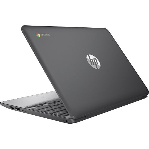 에이치피 Premium High Performance HP 11.6-inch Chromebook Intel Celeron Dual-Core Processor 4GB RAM 16GB eMMC Hard Drive 802.11AC WIFI HDMI Webcam Bluetooth 12-hour Battery Chrome OS-Black