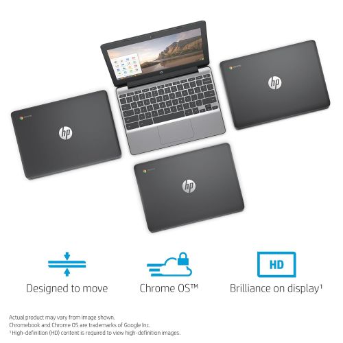 에이치피 2019 Flagship HP 11.6 HD IPS Touchscreen Chromebook, Intel Dual-Core Celeron N3060 up to 2.48GHz 4GB RAM 16GB eMMC SSD Bluetooth 4.2 802.11ac Chrome-up to 256G Micro SD (Certi