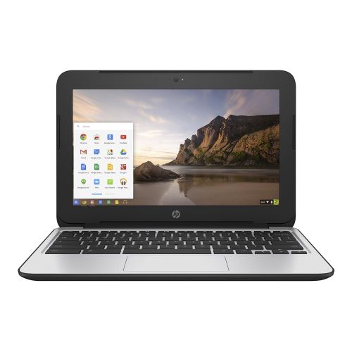 에이치피 HP ChromeBook 11 G4 EE: 11.6-inch (1366x768) | Intel Celeron N2840 2.16GHz | 16GB eMMC SSD | 4GB RAM | Chrome OS - Black