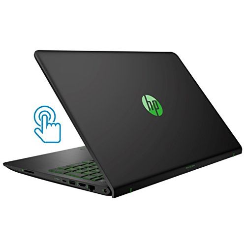 에이치피 HP Pavilion 15t Gaming and Business Power Laptop ( Intel i7 Quad Core, 16GB RAM, NVIDIA GeForce 1050, 2TB HDD + 128GB SSD, 15.6 Inch Full HD (1920 x 1080) Touch, Win 10 Pro)-Black