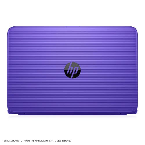 에이치피 HP Stream Laptop PC 14-ax050nr (Intel Celeron N3060, 4 GB RAM, 64 GB eMMC, Purple), 1-Year Office 365 Personal Subscription Included