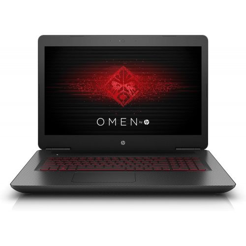 에이치피 HP OMEN 17.3-inch Gaming Laptop: Core i7-7700HQ, NVIDIA GeForce GTX 1050 Ti, 16GB RAM, 256GB SSD + 1TB HDD, Full HD