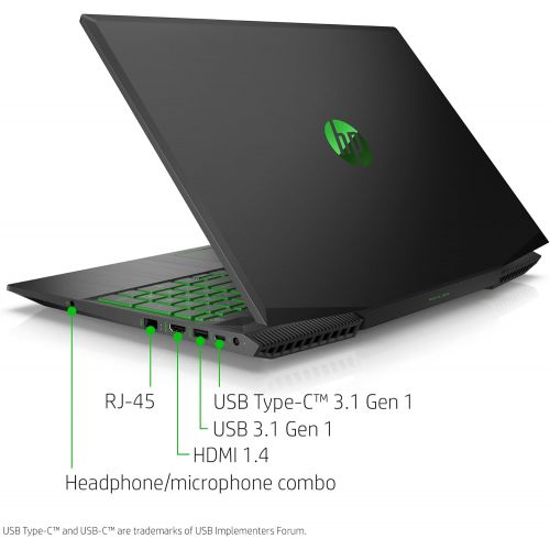 에이치피 HP Pavilion Gaming Laptop,15.6 FHD IPS, Intel 8th Gen i5+8300H, NVIDIA GTX 1050Ti 4GB, 8GB RAM, 16GB Intel Optane Memory, 1TB HDD, Narrow border design, Windows 10 Home (15-cx0020n