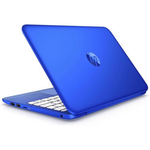 에이치피 HP Stream 11.6-inch Laptop PC (2016 Model) with 1 Year Office 365 Personal, Intel Celeron N3050 1.6GHz, 2GB DDR3L RAM, 32GB SSD, Bluetooth, Wifi, Windows 10 (Blue)