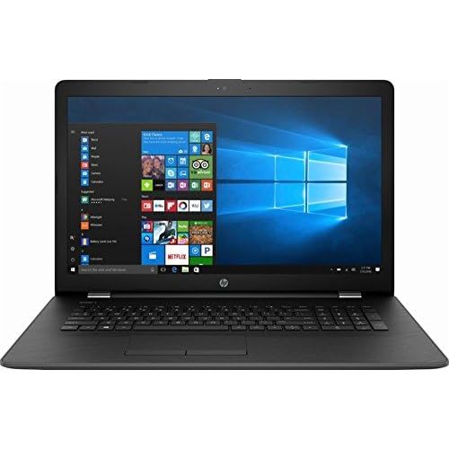 에이치피 2018 HP 17.3 Inch Flagship Notebook Laptop Computer (Intel Core i5-7200U 2.5GHz, 8GB RAM, 256GB SSD, DTS Studio Sound, Intel HD Graphics 620, WiFi, HD Webcam, DVD, Windows 10) Blac