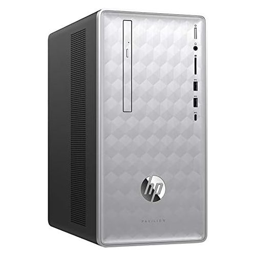 에이치피 2018 HP Newest Pavilion 590 Desktop Computer, 8th Generation Intel 6 Cores i5-8400 2.8GHz up to 4.0GHz, 12GB DDR4 RAM, 1TB HDD, Bluetooth 4.2, WiFi 802.11ac, DVDRW, USB 3.1, HDMI,