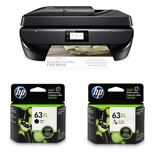 에이치피 HP OfficeJet 5255 Wireless All-in-One Printer, HP Instant Ink & Amazon Dash Replenishment Ready (M2U75A)