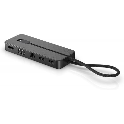 에이치피 HP Spectre Travel Dock for HP USB-C Charging Laptops (with VGA, HDMI, Ethernet, and multiple USB ports) (2SR85AA#ABL)