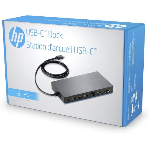 에이치피 HP Y0K80AA#ABA Dock for USB-AC Laptops (USB-AC to HDMI, DisplayPort, USB-C, USB-A and Ethernet)