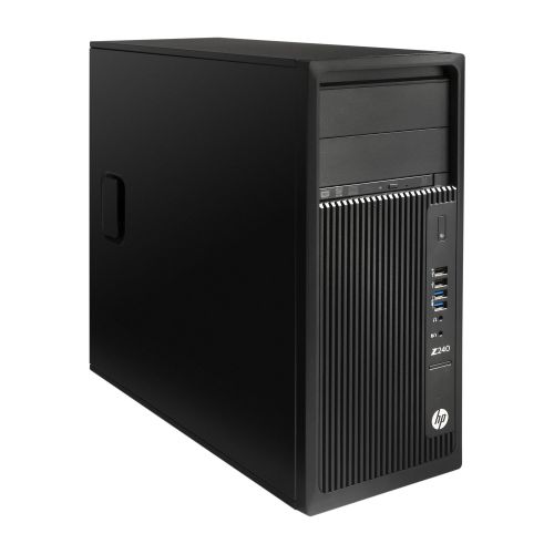 에이치피 HP L9K70UT#ABA Workstation Z240 Mini Desktop, 16 GB RAM, 512 GB SSD, NVIDIA Quadro K2200, Black