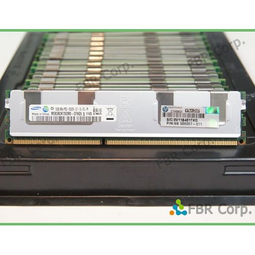 에이치피 HP 16GB (1X 16GB) 4RX4 PC3-8500R DDR3-1066 1.5V ECC Registered Server Memory