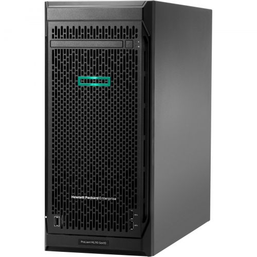 에이치피 HP ProLiant ML110 G10 4.5U Tower Server - 1 x Intel Xeon Silver 4110 Octa-core (8 Core) 2.10 GHz - 16 GB Installed DDR4 SDRAM -