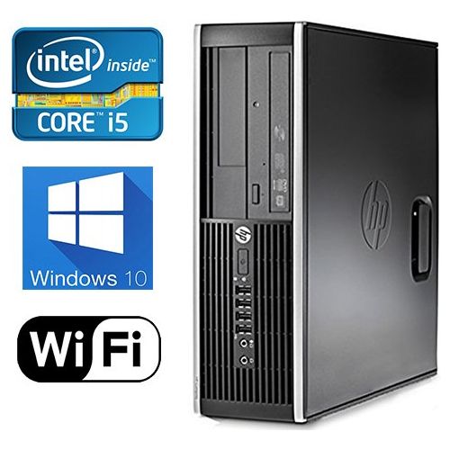 에이치피 HP 8300 4K Gaming Computer Intel Quad Core i5 upto 3.6GHz, 8GB, 1TB HD, Nvidia GT710 2GB Windows 10 Pro, WiFi, USB 3.0 (Certified Refurbished)