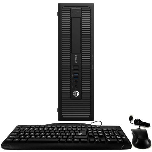 에이치피 HP Elite 800G1 Desktop PC, 3.2GHz Intel Core i5-4570 Processor, 8GB RAM, 1TB Hard Drive, DVD-RW, Wi-Fi, Keyboard & Mouse, Windows 10 Pro 64-Bit (Certified Refurbished)