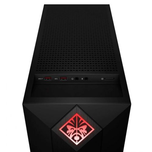 에이치피 OMEN by HP Obelisk Gaming PC Desktop Call of Duty Black Ops 4 Bundle (Intel Hexa Core i7-8700, Nvidia RTX 2080, 16GB DDR4, 2TB HDD + 256GB SSD NVMe, USB 3.1, WiFi) VR Ready
