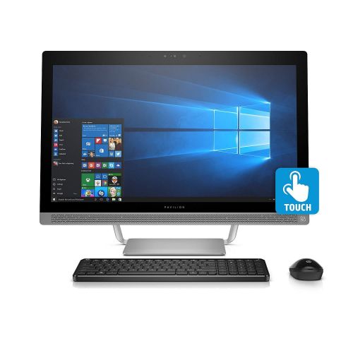 에이치피 HP Pavilion FHD IPS 24 Touchscreen All-in-One Desktop, Quad Core Intel i7-7700T 3.8 GHz, 8GB DDR4 RAM, 1TB 7200RPM HDD, Dedicated Graphics 2GB GDDR5, DVD, BT, B&O PLAY, 802.11AC, W