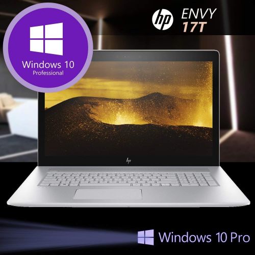 에이치피 HP Envy 17T Touch, HP Installed Win 10 Pro, Intel Core i7-8550U Quad Core, 512GB SSD, 16GB RAM, 17.3 FHD, Nvidia 4GB DDR5, B&O Speakers, Mcafee 3 Years Internet Security, WideVisio