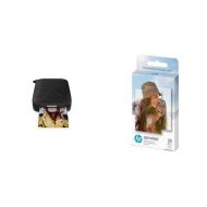 HP Sprocket Portable Photo Printer (2nd Edition) and Sprocket Photo Paper, (2x3-inch), sticky-backed 20 sheets