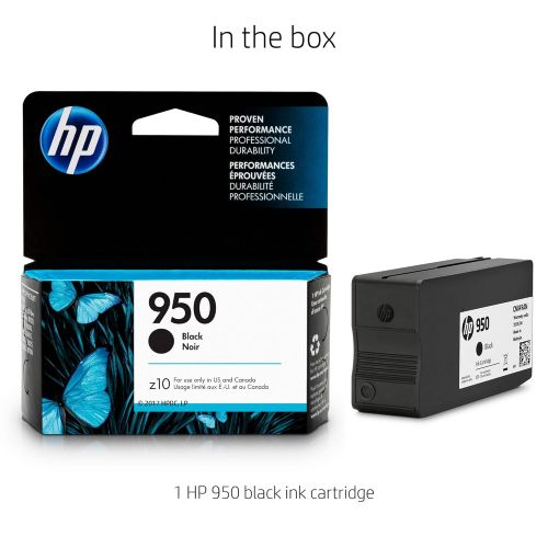 에이치피 HP CN049AN#140 950 Black Ink Cartridge (CN049AN) for Officejet Pro 251, 276, 8100, 8600, 8610, 8620, 8625, 8630