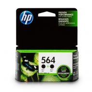 HP 564 Black Ink Cartridge (C2P51FN) 2 Ink Cartridges for HP Deskjet 3520 3521 3522 3526 HP Officejet 4610 4620 4622 HP Photosmart: 5510 5512 5514 5515 5520 5525 6510 6512 6515 652