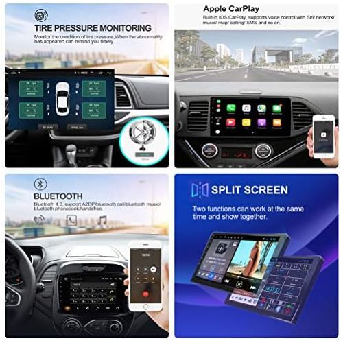  [아마존베스트]HP CAMP GPS Navigation System for Buick Excelle/Opel Astra J 2010-2014 Car Radio Android 9.1 8 Core with CarPlay/DSP/Rear View Camera Support GPS/RDS/OBD/DVR/DAB