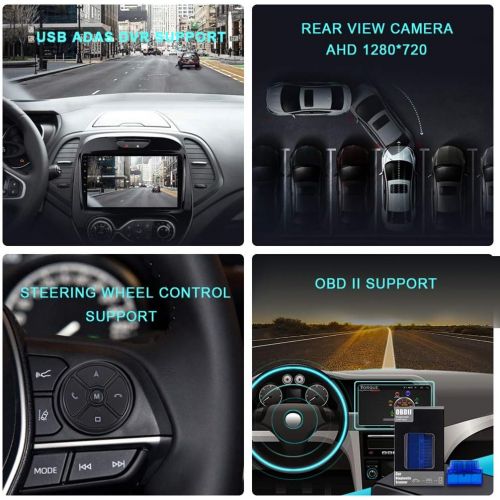  [아마존베스트]HP CAMP GPS Navigation System for Buick Excelle/Opel Astra J 2010-2014 Car Radio Android 9.1 8 Core with CarPlay/DSP/Rear View Camera Support GPS/RDS/OBD/DVR/DAB